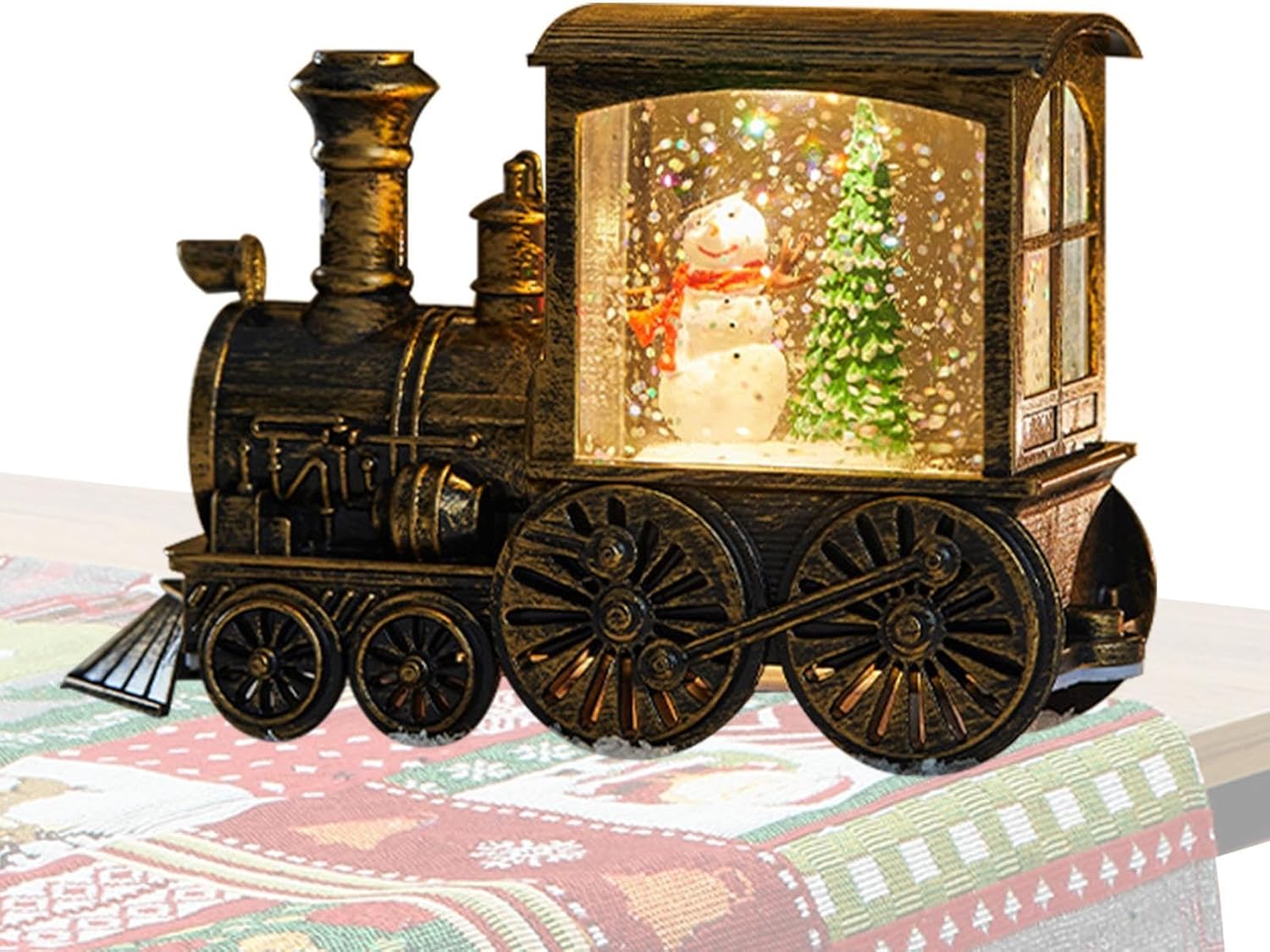 クリスマススノードームと列車セット クリスマススノードームと列車セット